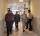 حضور تیم نظارت معاونت توسعه مدیریت و منابع انسانی دانشگاه علوم پزشکی و خدمات بهداشتی درمانی شیراز